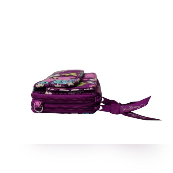 Vera Bradley Flutterby Euro Wallet Nwot - Picture 8 of 11